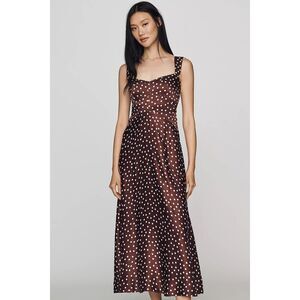 yukiko noritake x anthropologie asymmetric floral midi dress Yukiko Noritake x Anthropologie Asymmetric Floral Midi Dress